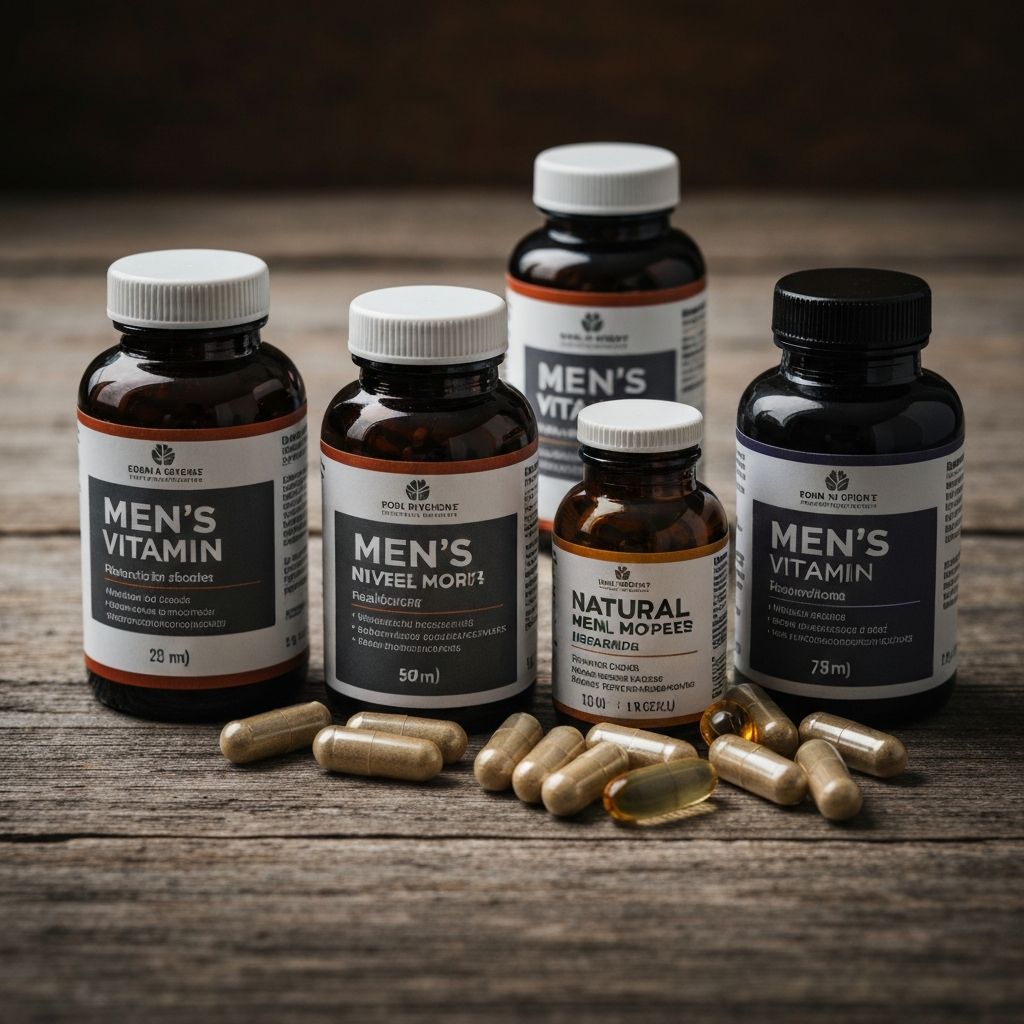 Men's supplements collection